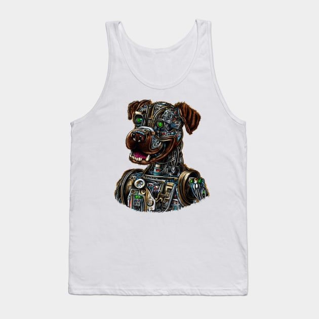 Cyborg Dog Tank Top by Calisi